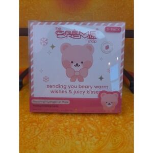 The Crème Shop Strawberry Hydrogel Lip Mask 3-Pack, Vegan + Greeting Cards